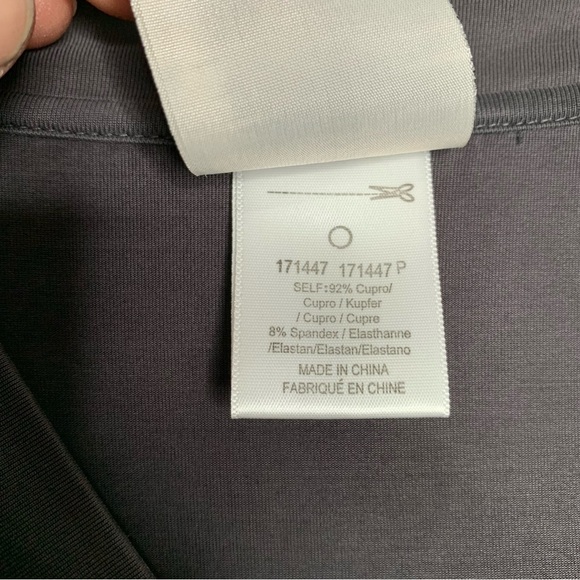 Anthropologie Dolan Left Coast Collection V Neck Dress Woman Size XS Gray - Picture 5 of 6